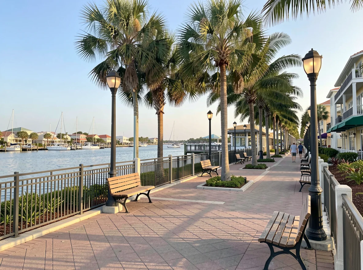 Waterfront view in Pompano Beach
