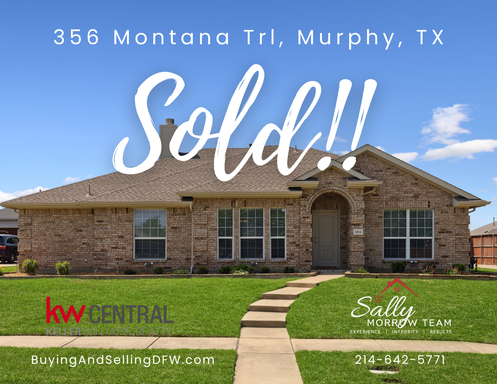 Beautiful Home in Murphy - Wylie ISD! - 1/4 Acre Lot!  SOLD!