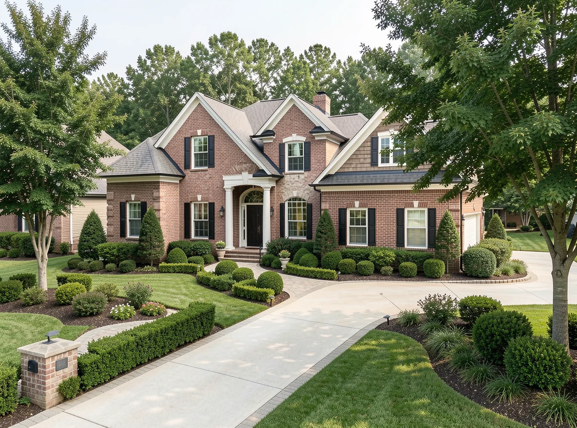 Luxury home exterior in East Cobb