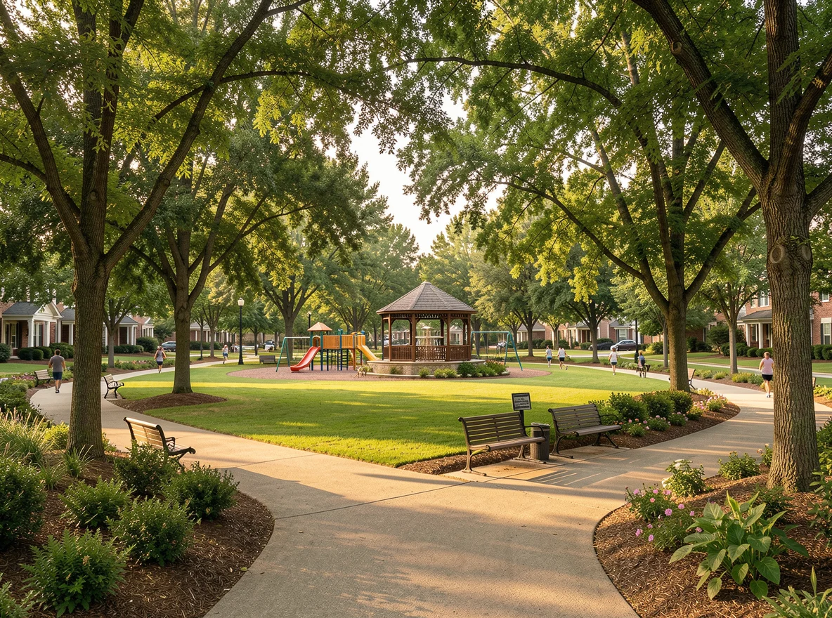 Green space in a North Atlanta community
