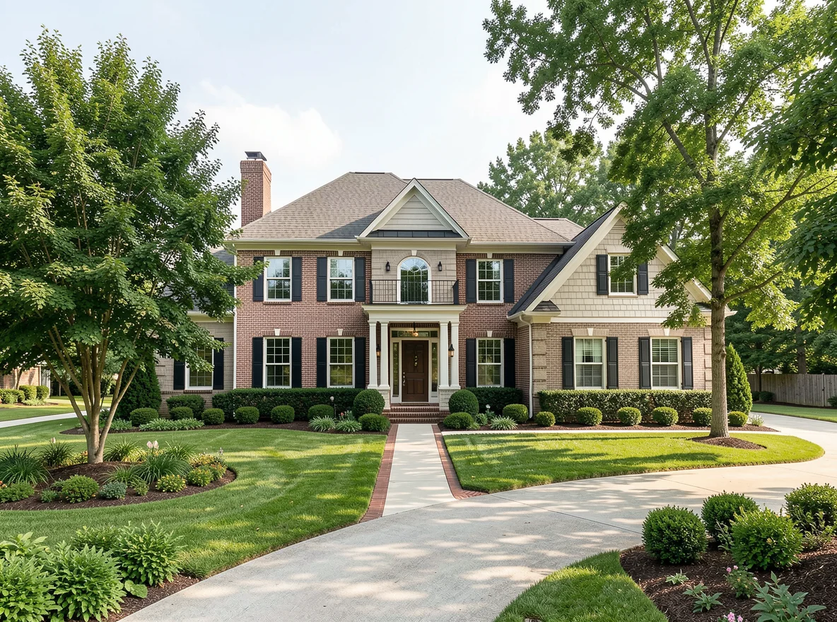 Luxury home exterior in Milton