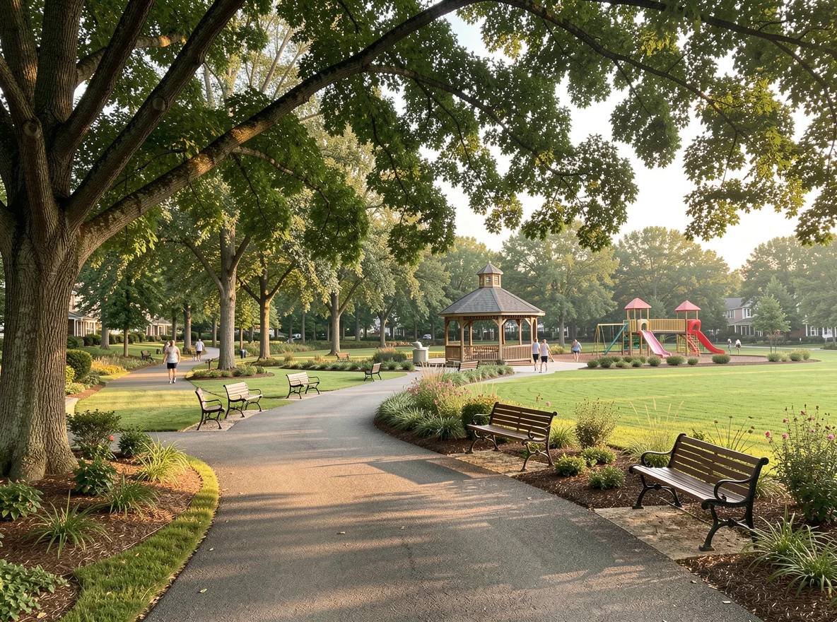 Suburban park in North Metro Atlanta