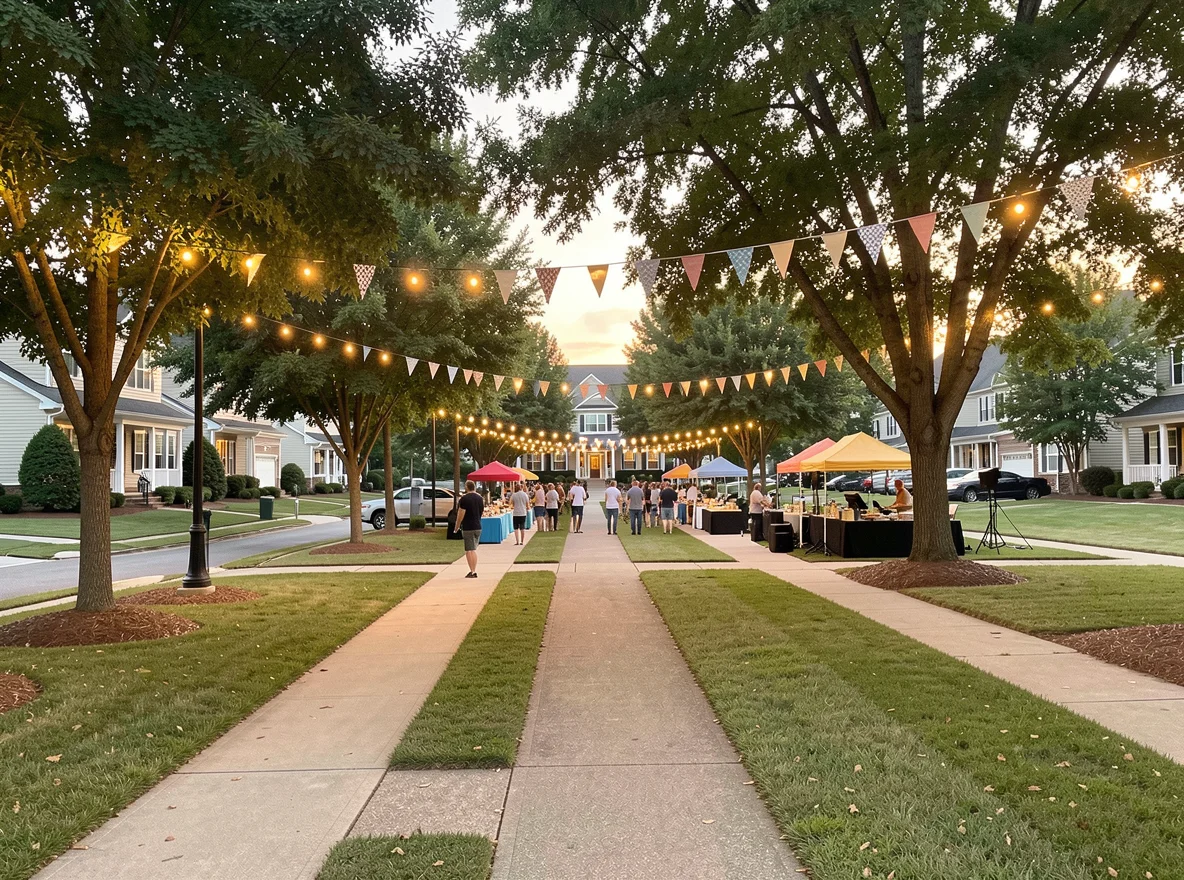 Upscale community setting in East Cobb