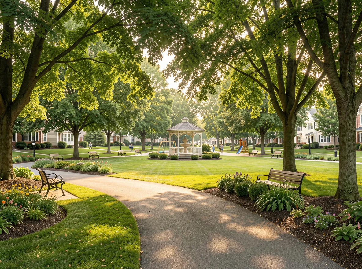 Neighborhood park in Central Connecticut