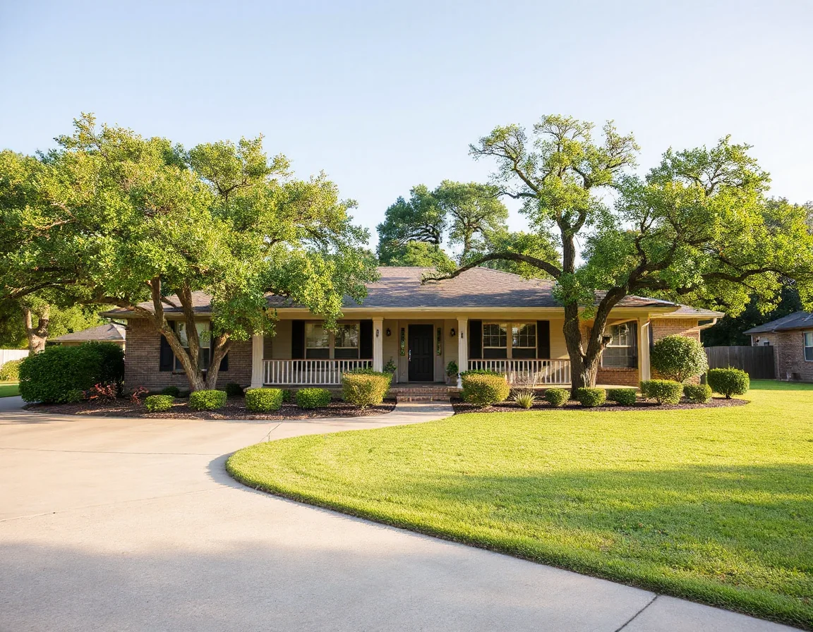 South Texas home exterior in Mathis