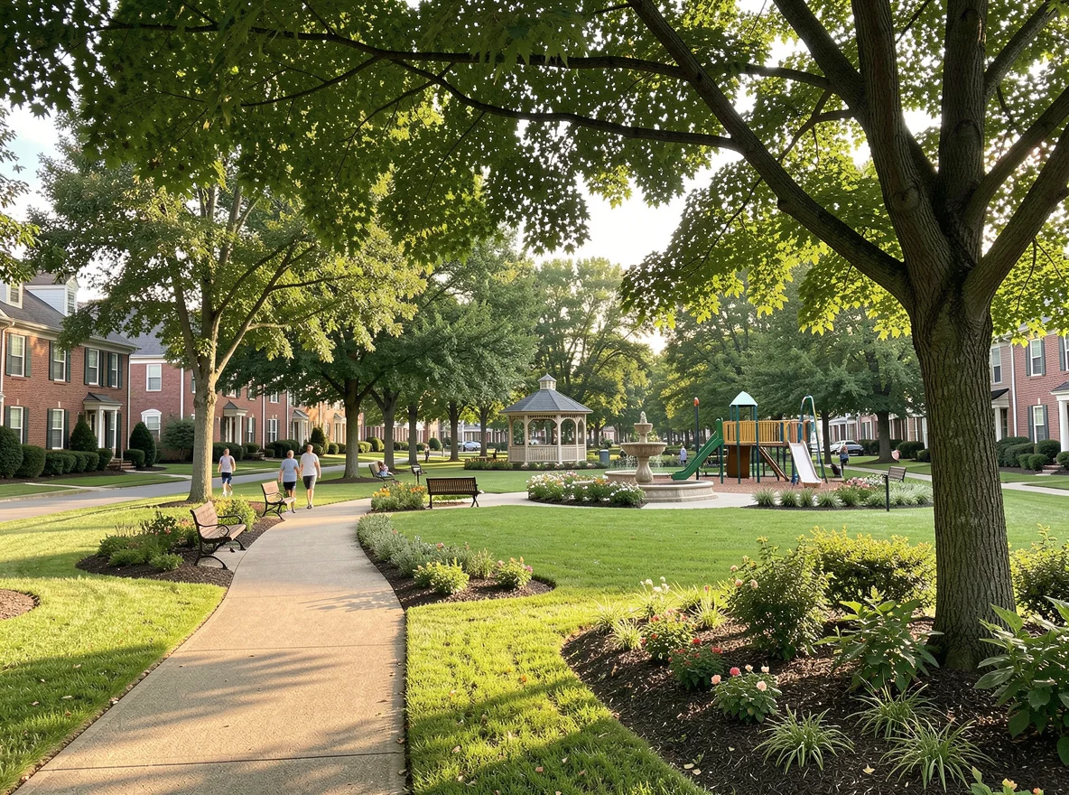 Neighborhood park in Little Rock