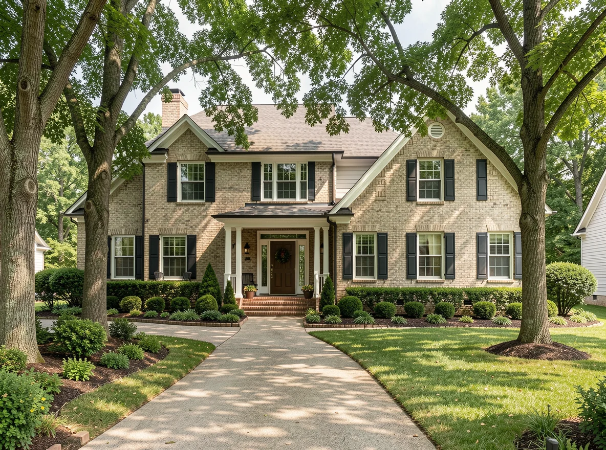 Traditional home exterior in Little Rock