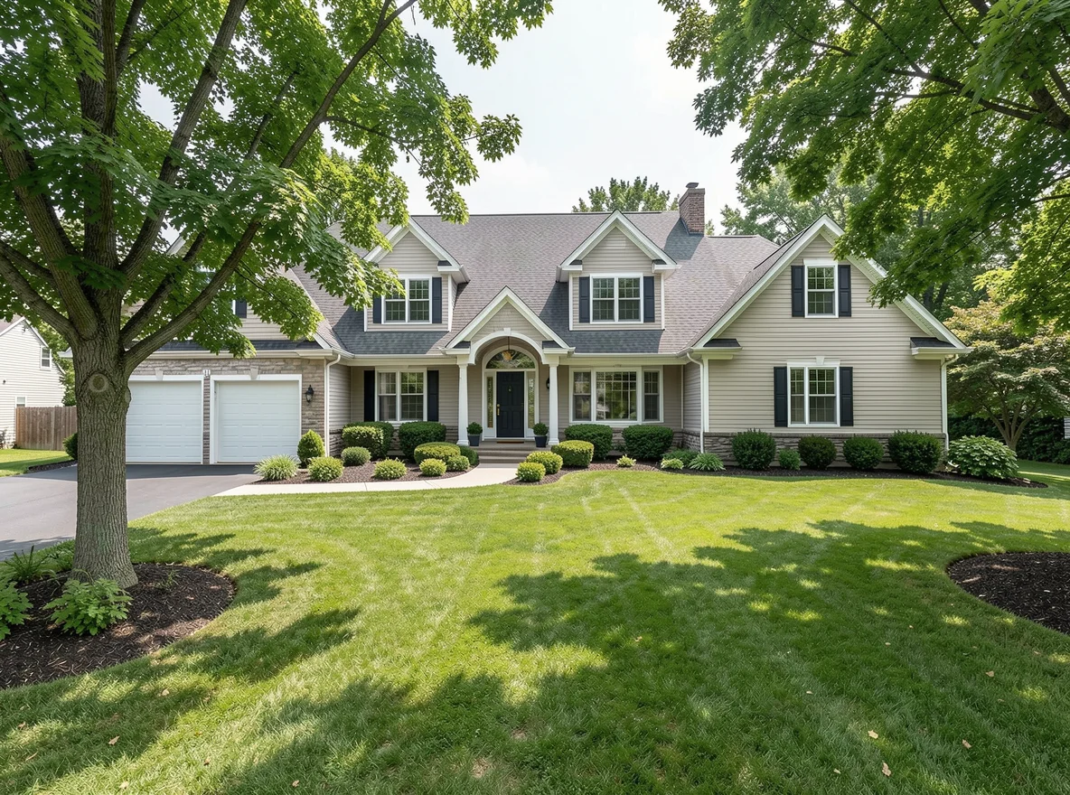 DeWitt neighborhood home with large lawn