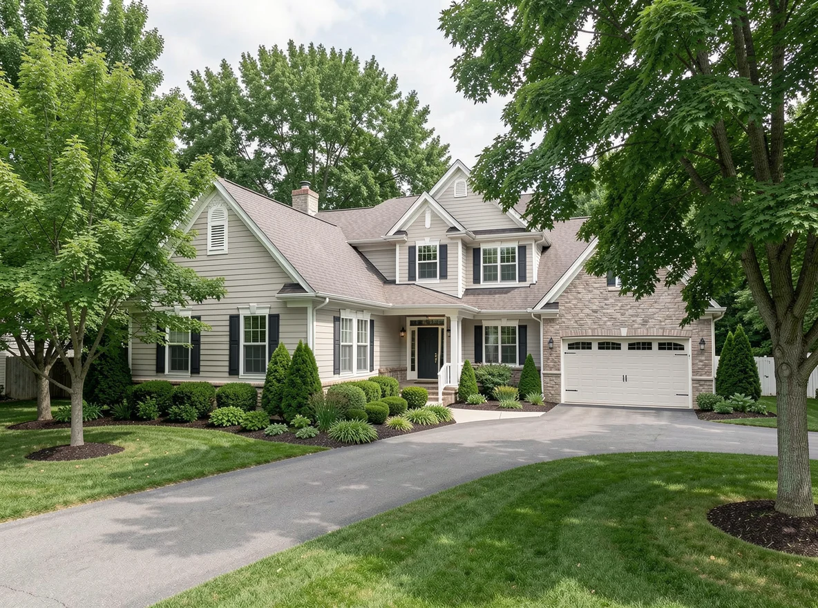 Grand Ledge home exterior with curb appeal