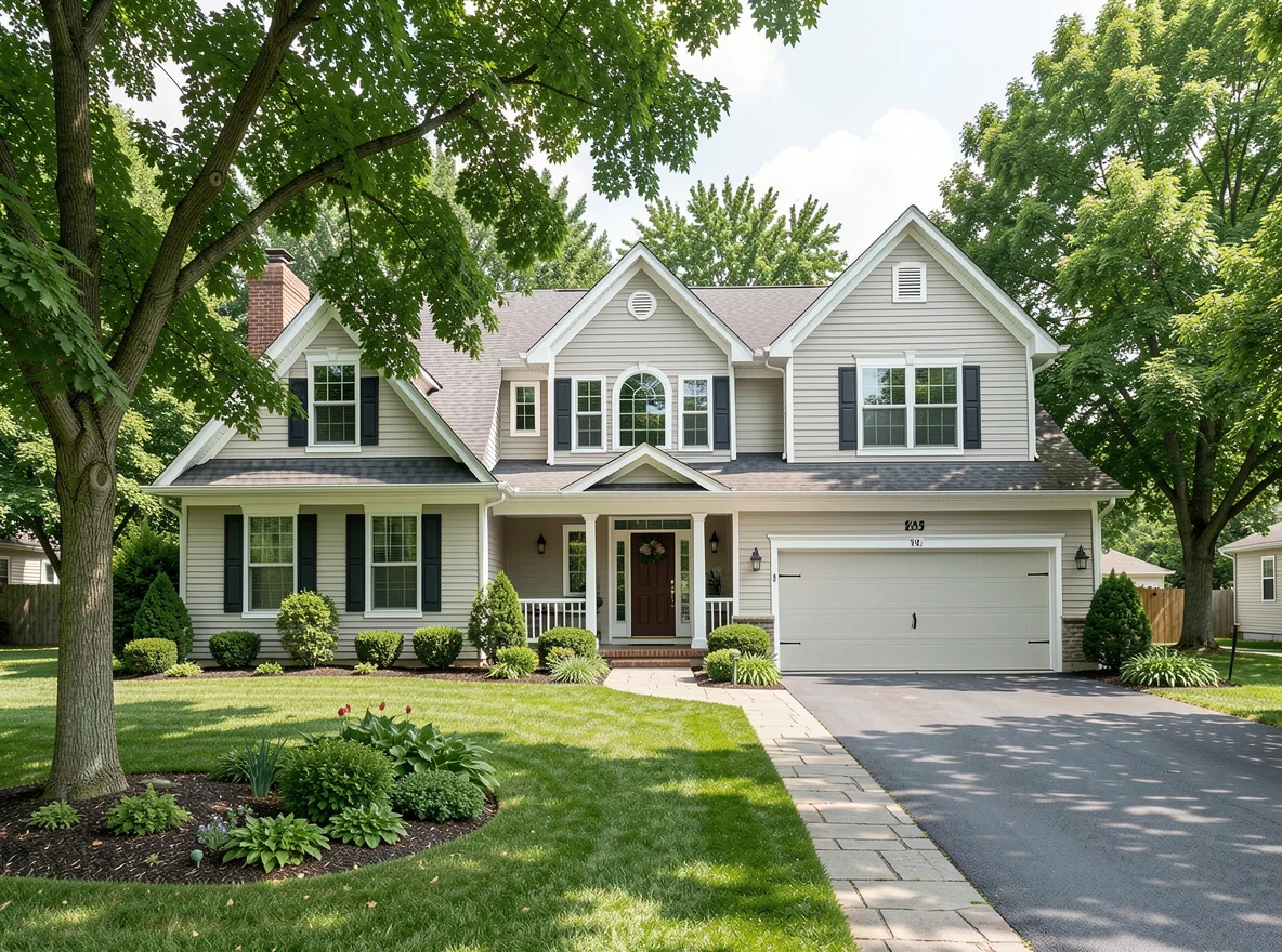 Starter home exterior in East Lansing, Michigan