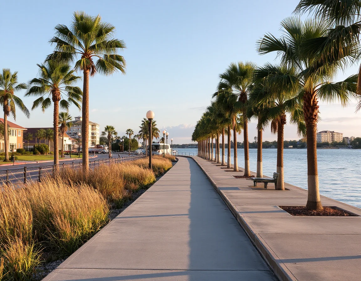 Caloosahatchee River shoreline in North Fort Myers