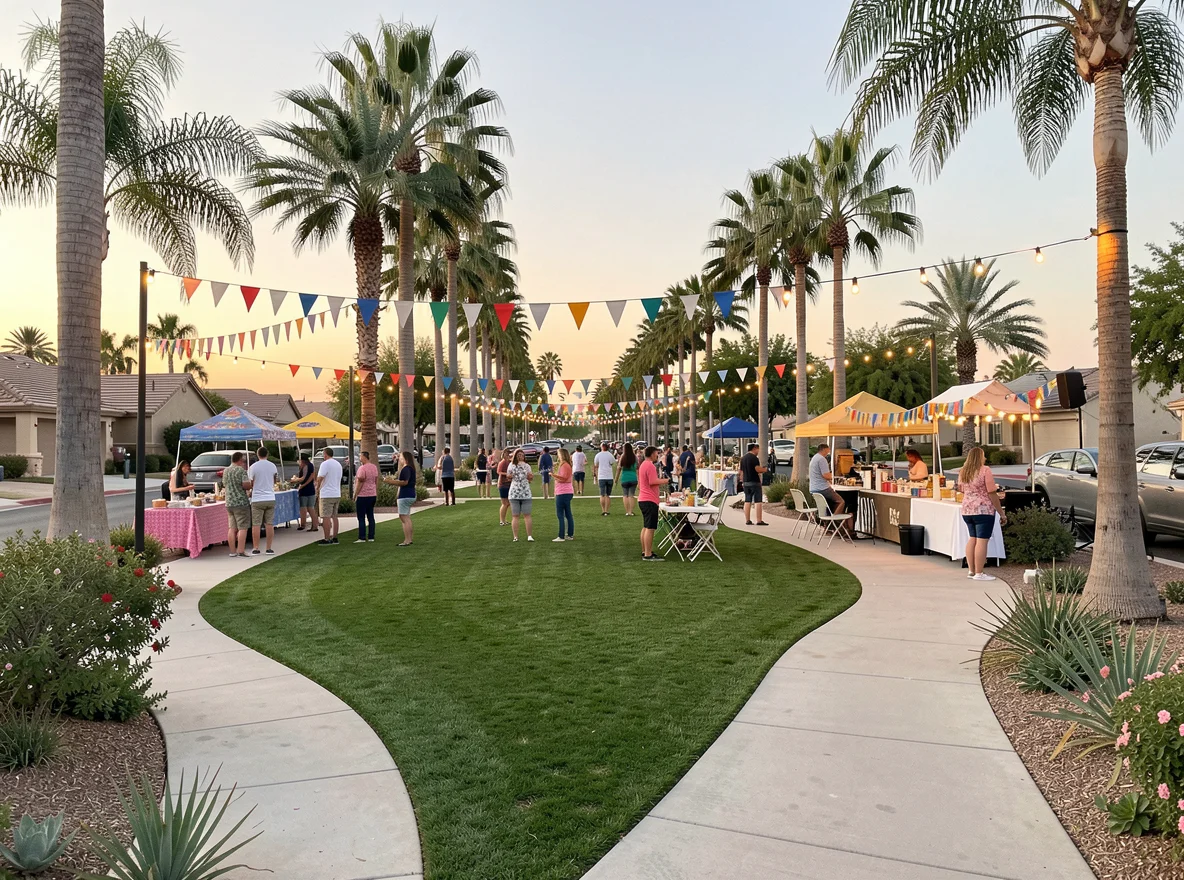 Community green space in Chandler