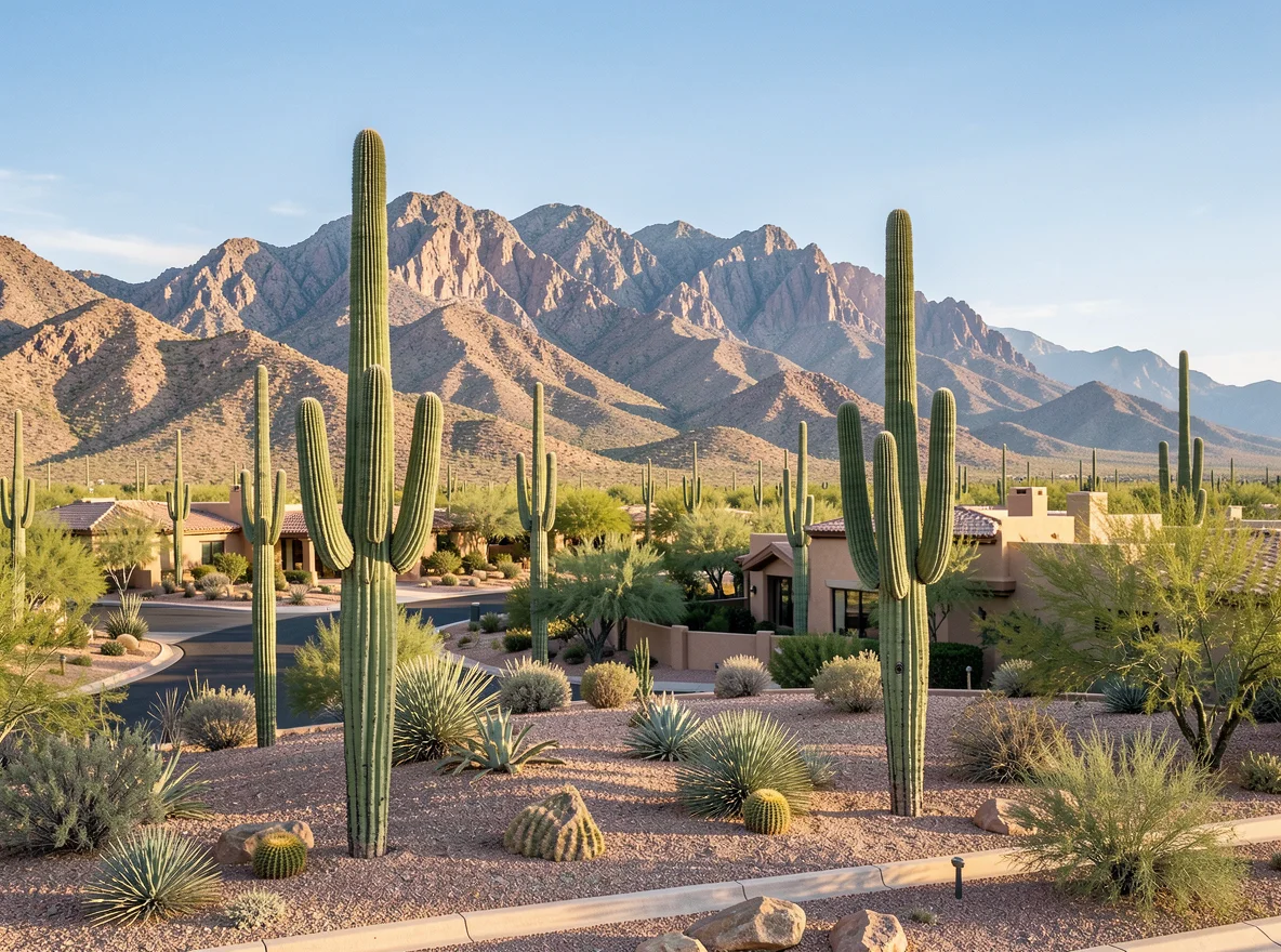 Desert mountain scenery in Scottsdale
