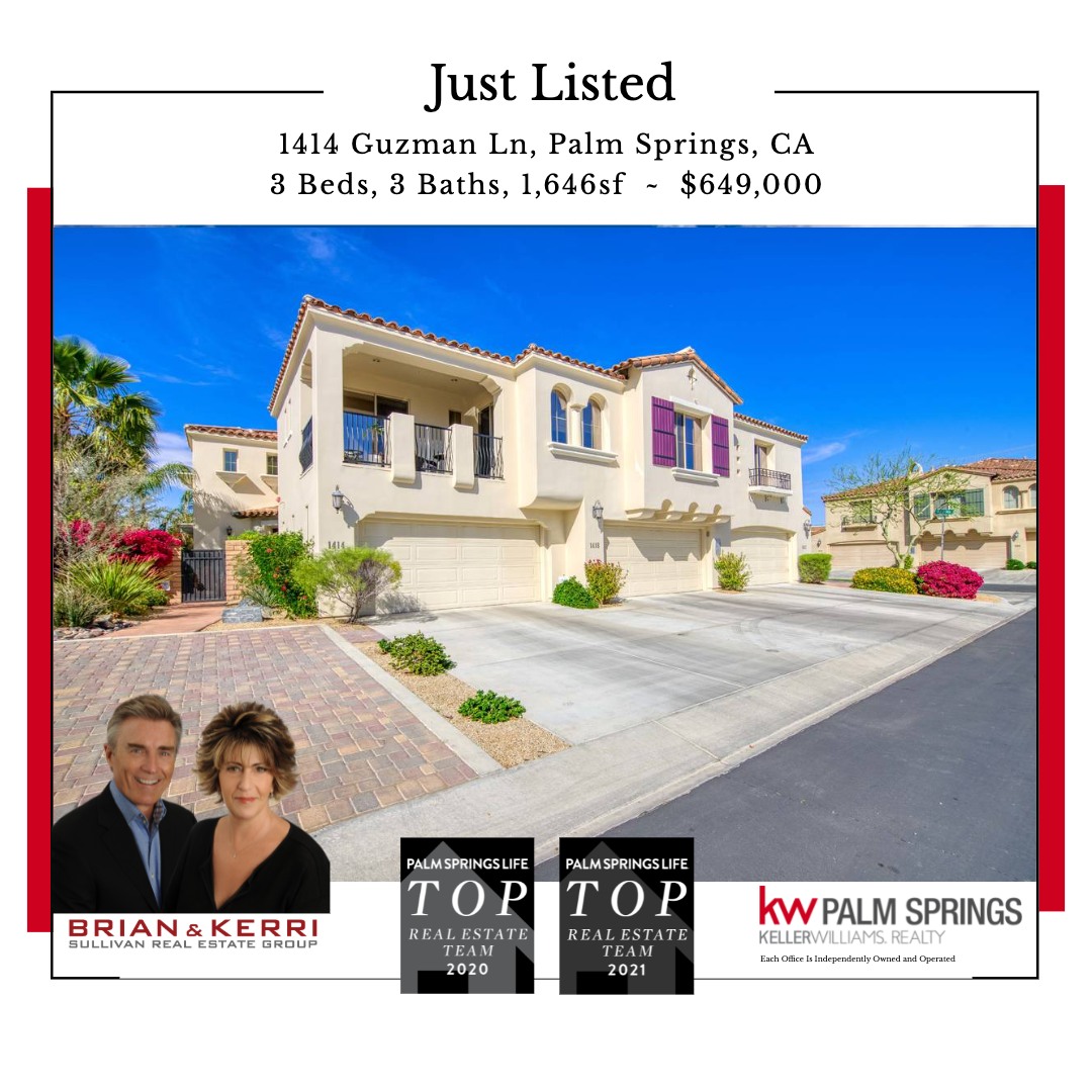 Just Listed and already in escrow! 1414 Guzman Ln, Palm Springs