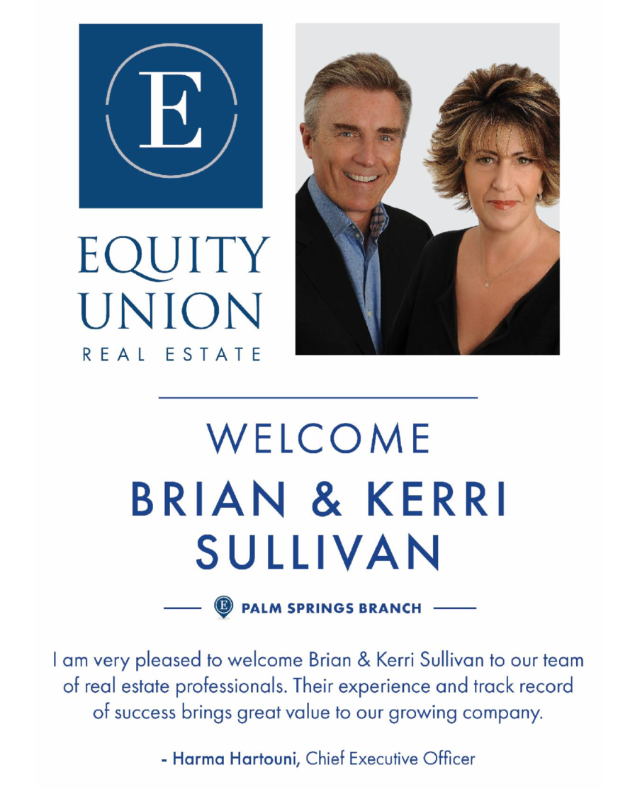 We're moving our business to Equity Union Real Estate!