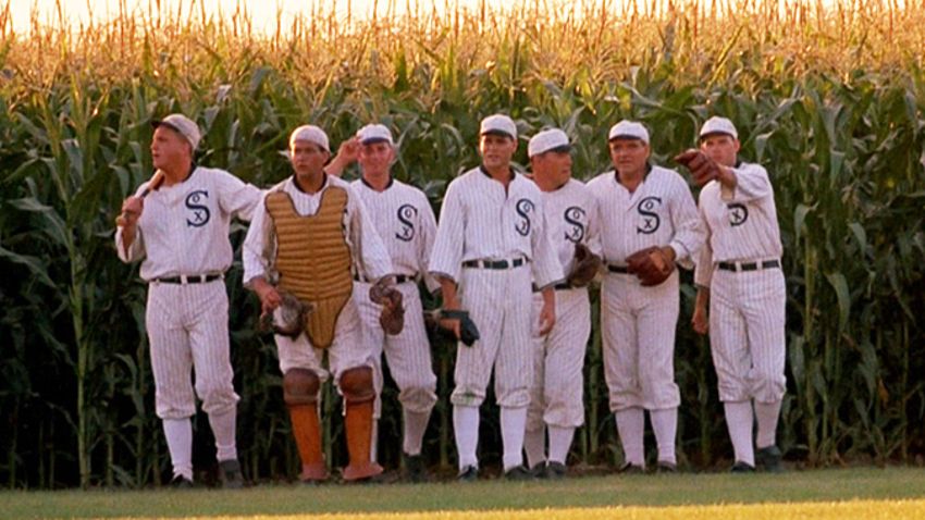 Hey! Is this heaven? (Shoeless Joe, Ray Liotta) - No, it's Iowa. - RAY  KINSELLA (Kevin Costner) in Field …