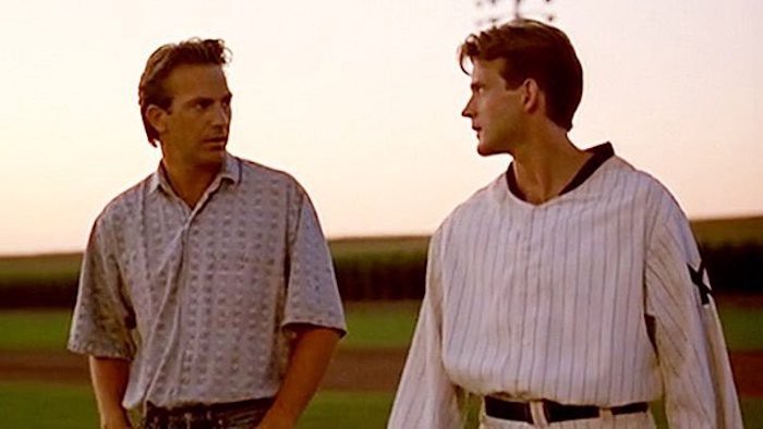 Hey! Is this heaven? (Shoeless Joe, Ray Liotta) - No, it's Iowa. - RAY  KINSELLA (Kevin Costner) in Field …