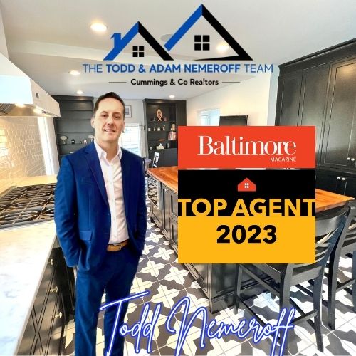 Baltimore Magazine Top Agent 2023 - Todd Nemeroff