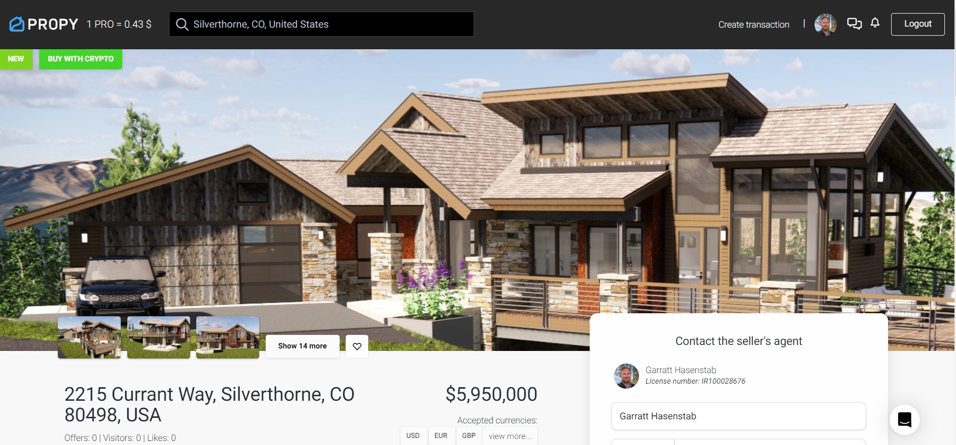 Crypto, Real Estate, Buy Real Estate with Crypto, Propy, Mountain Life Real Estate, Colorado Real Estate, Summit County Real Estate, Silverthorne Real Estate, 