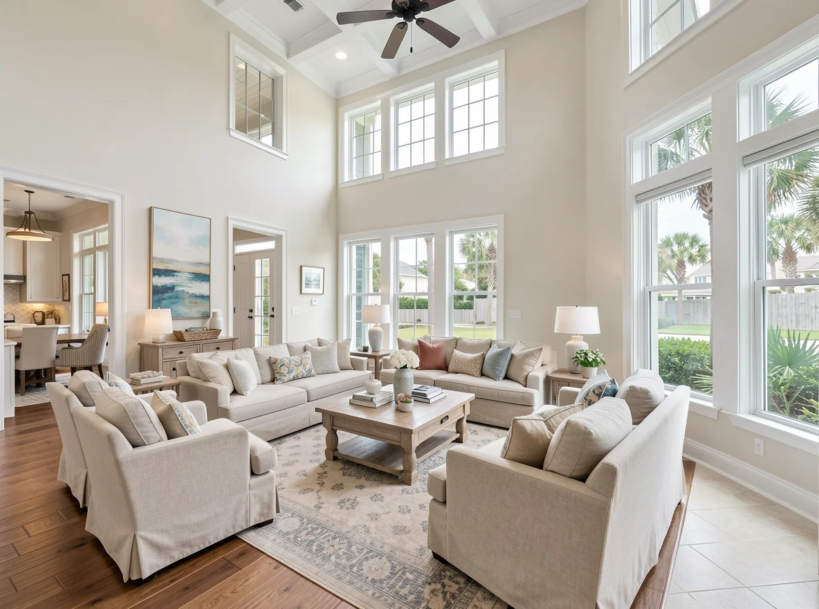 Elegant luxury interior in Boca Raton