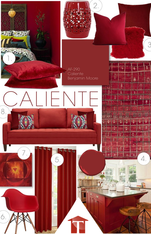 Caliente Red Accent ideas from the Thompson Team