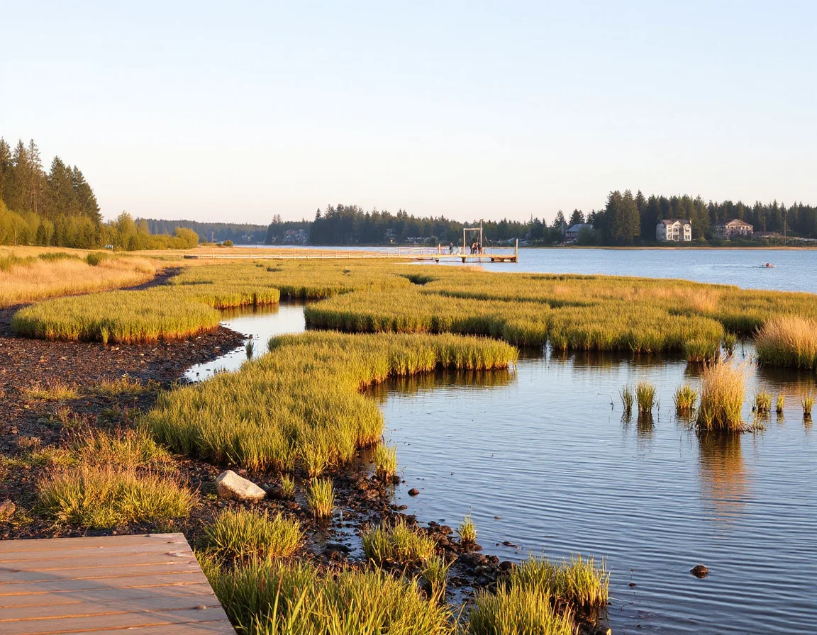 Wetlands and native grasses near Forest Grove
