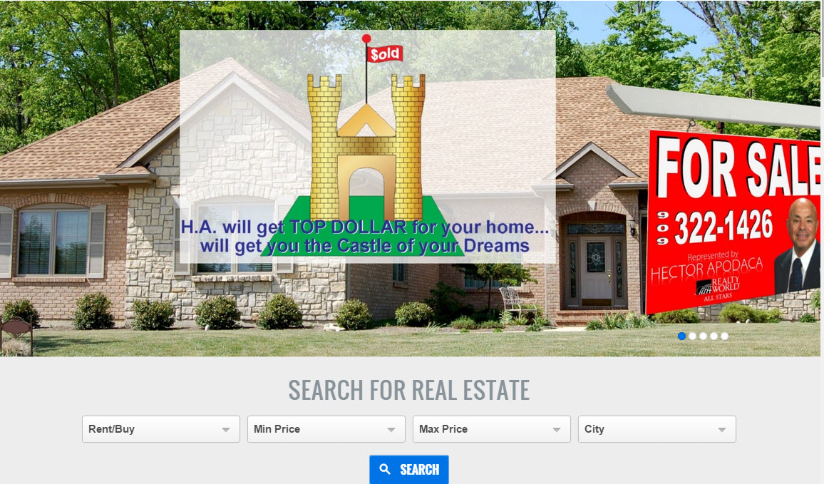 Hector Apodaca's Realty World All Stars Website