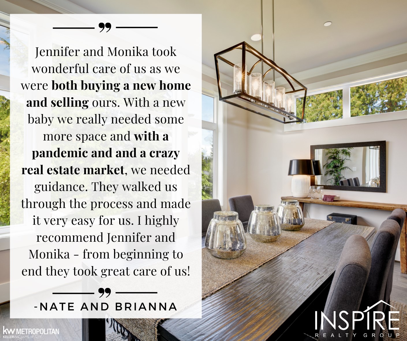 We love to hear this about Jen Delisle and Monika Flagg!