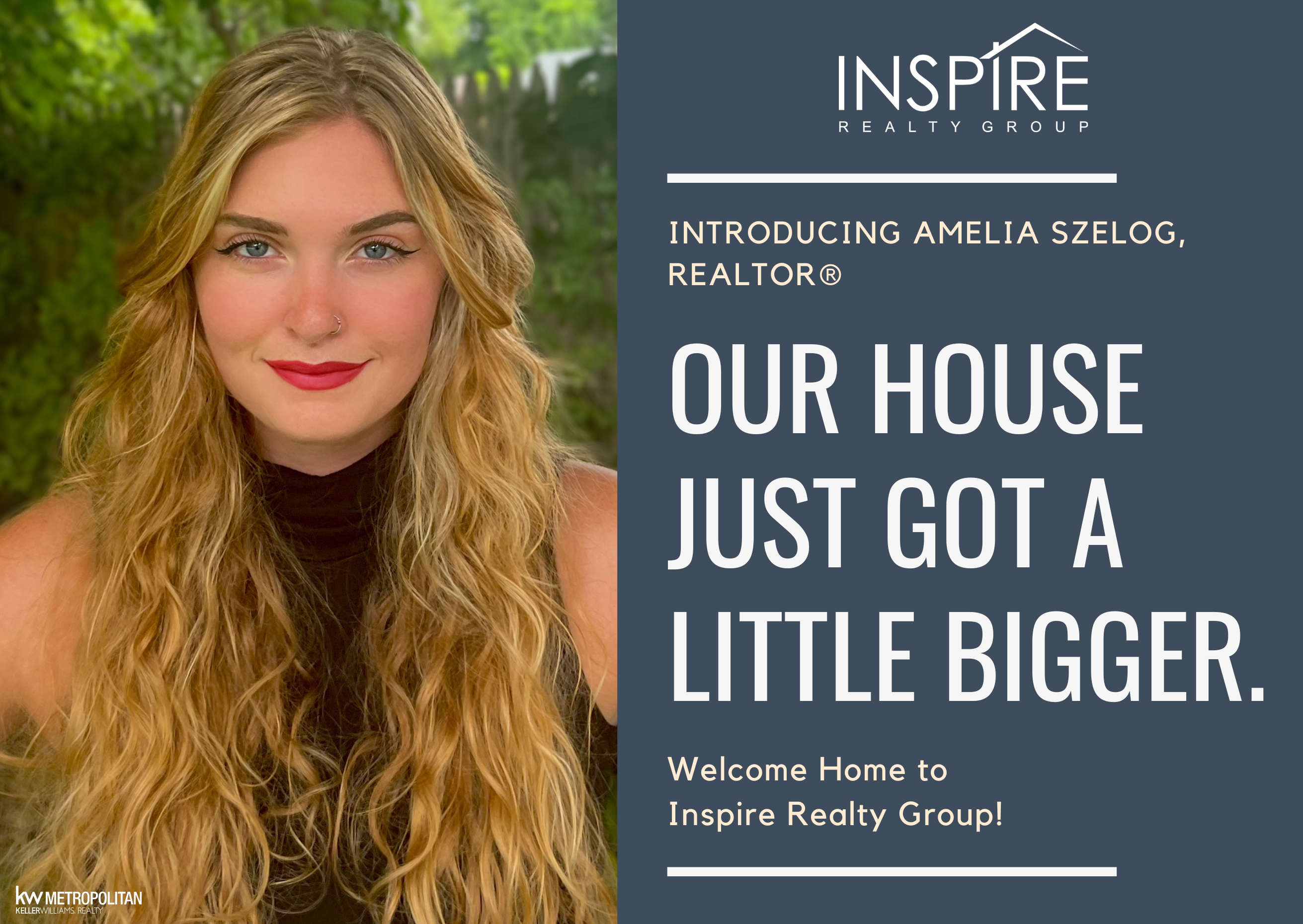 Welcome To Inspire, Amelia!