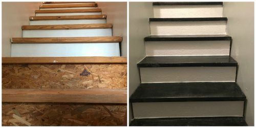 Transformation Tuesday: Carpeted Steps to Wood