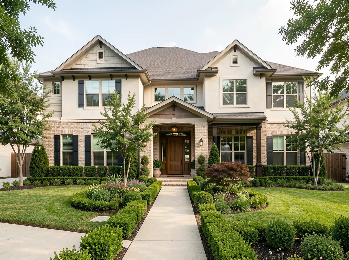 Luxury home exterior in Austin