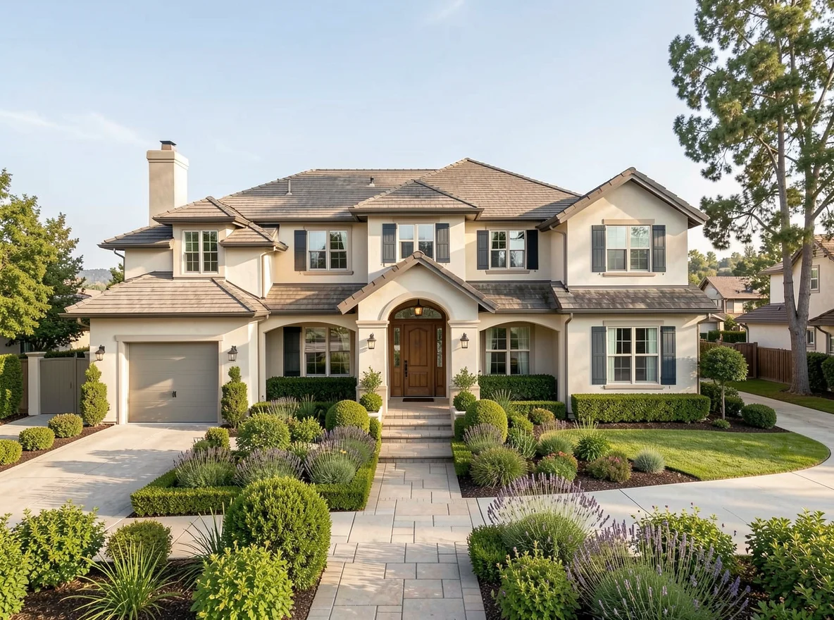 Elegant home exterior in Westlake Village