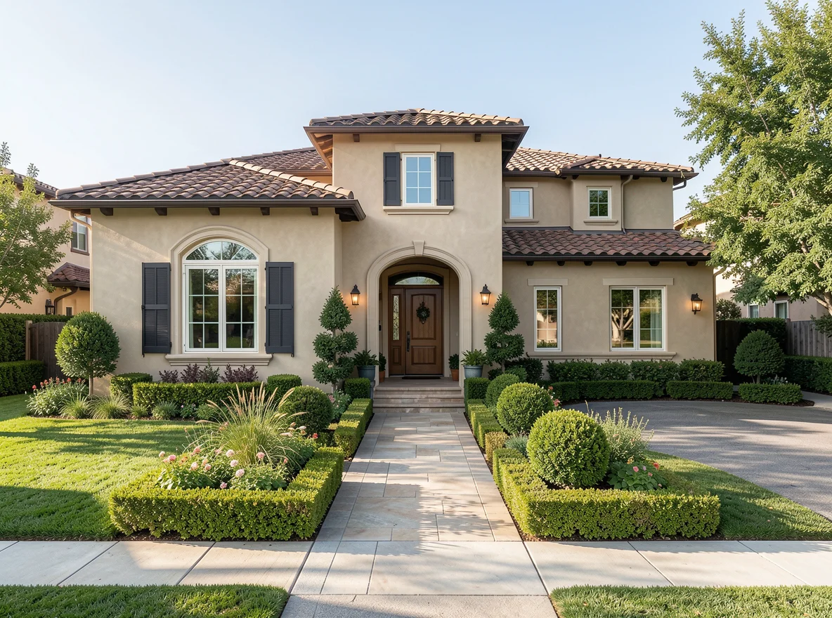 Upscale home exterior in Westlake Village