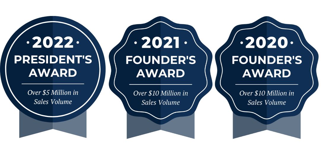 2022 President's Award, 2021 Founder's Award, 2020 Founder's Award