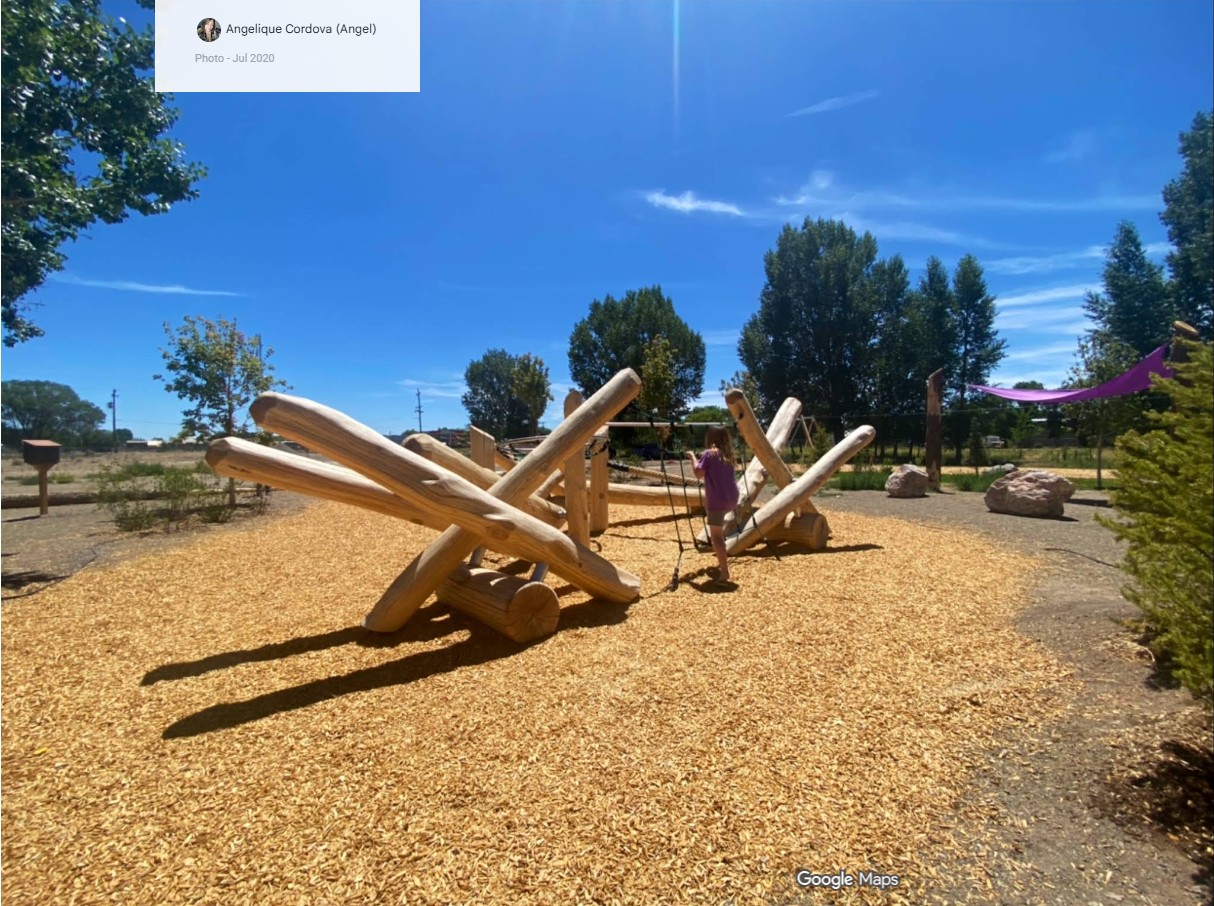 Rio Grande Farm Park Playground area of the Rio Grande Farm Park