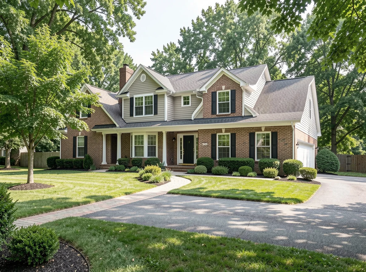 Starter home exterior in Windsor Mill