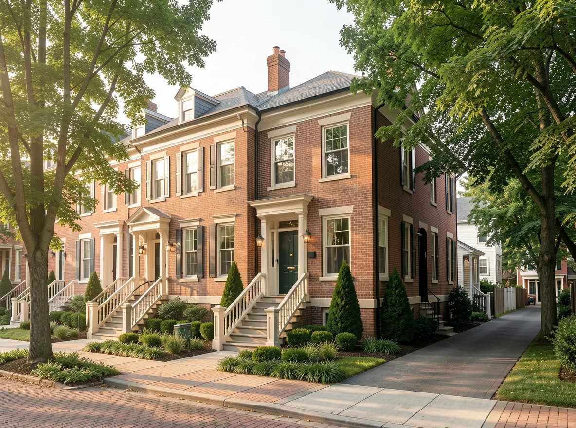 Baltimore rowhome streetscape for first-time buyers comparing housing options