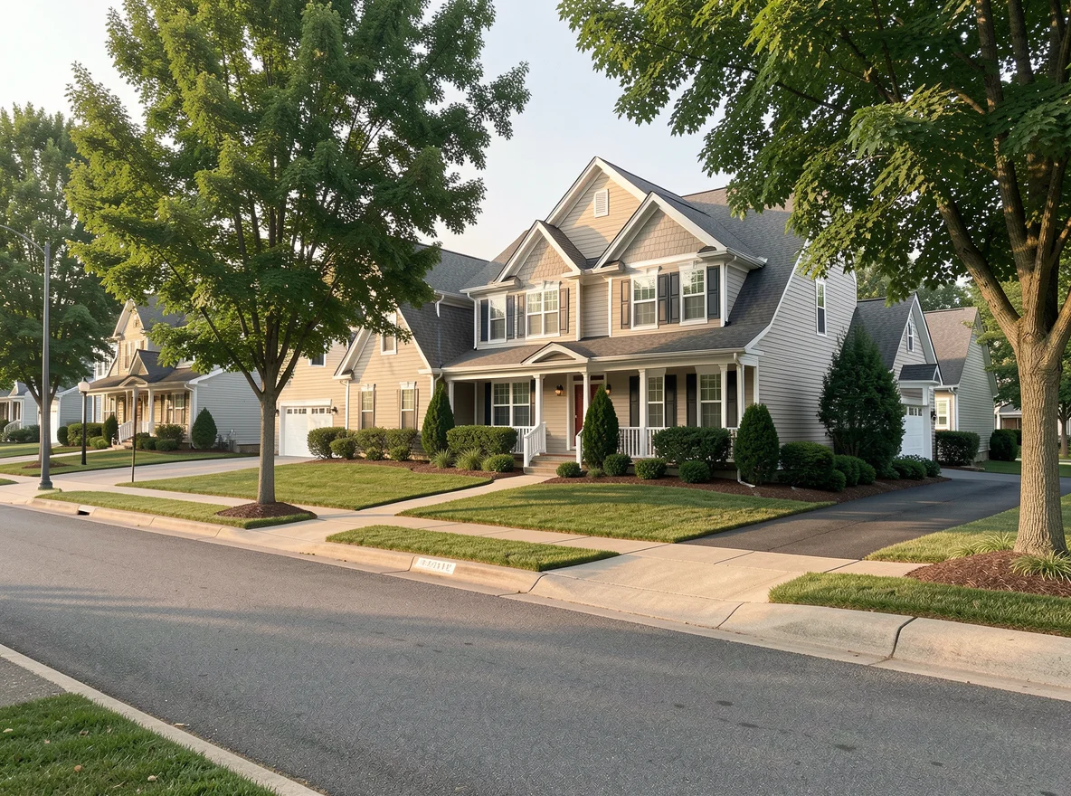Baltimore County neighborhood streetscape and housing options