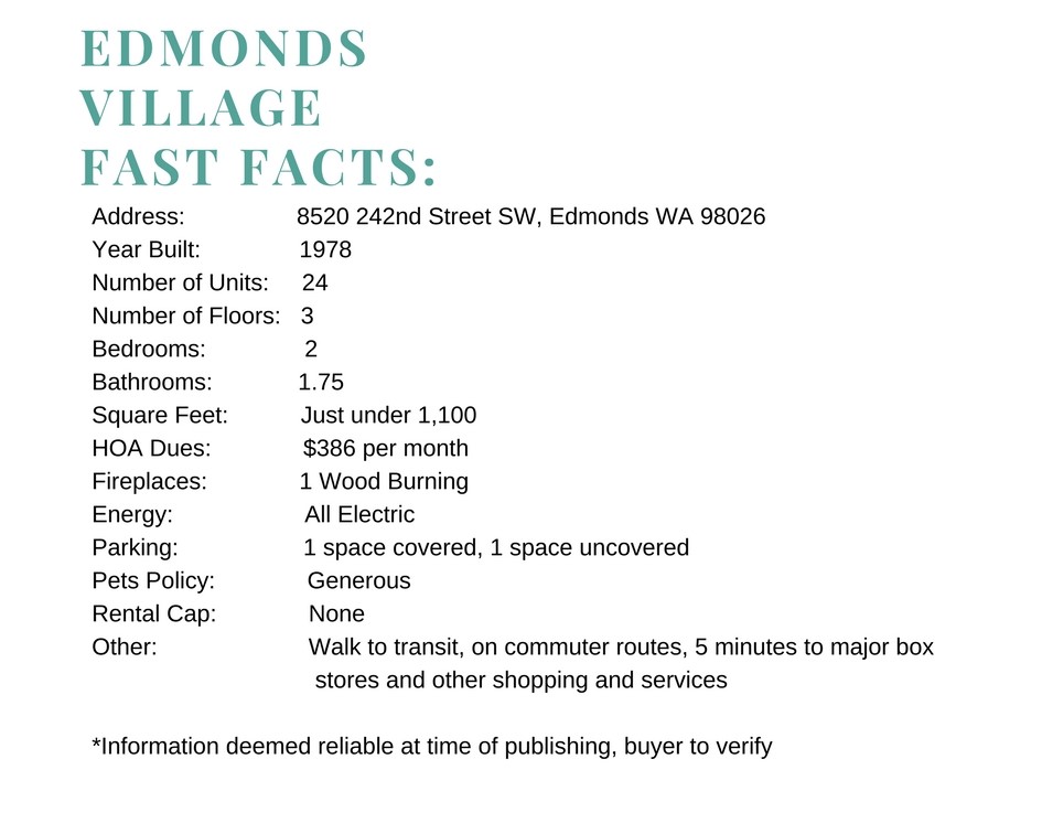 Edmonds Condo Information