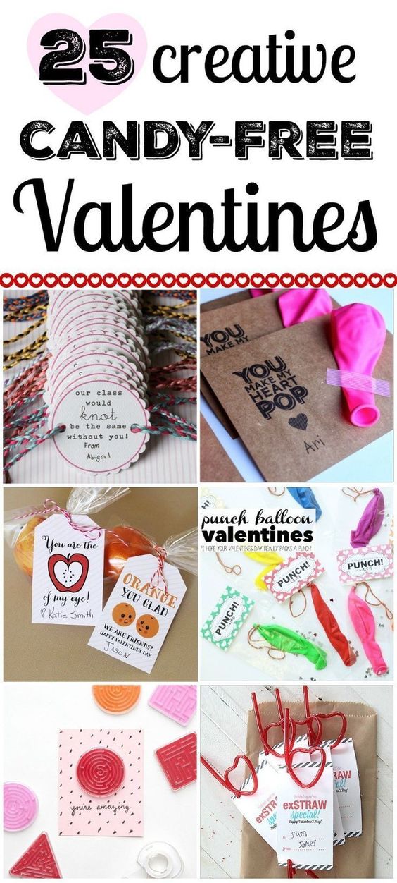 Creative Non-Candy Valentine Ideas 