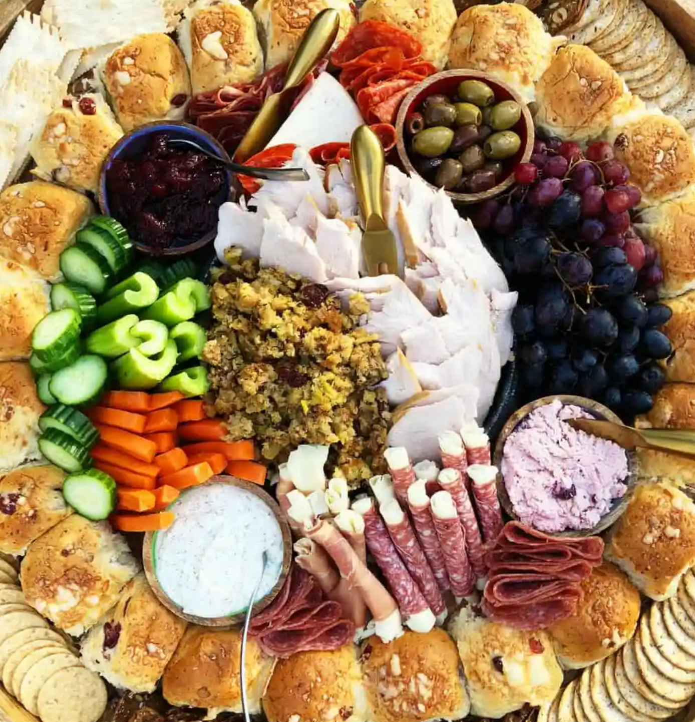 Thanksgiving Leftover Charcuterie Board