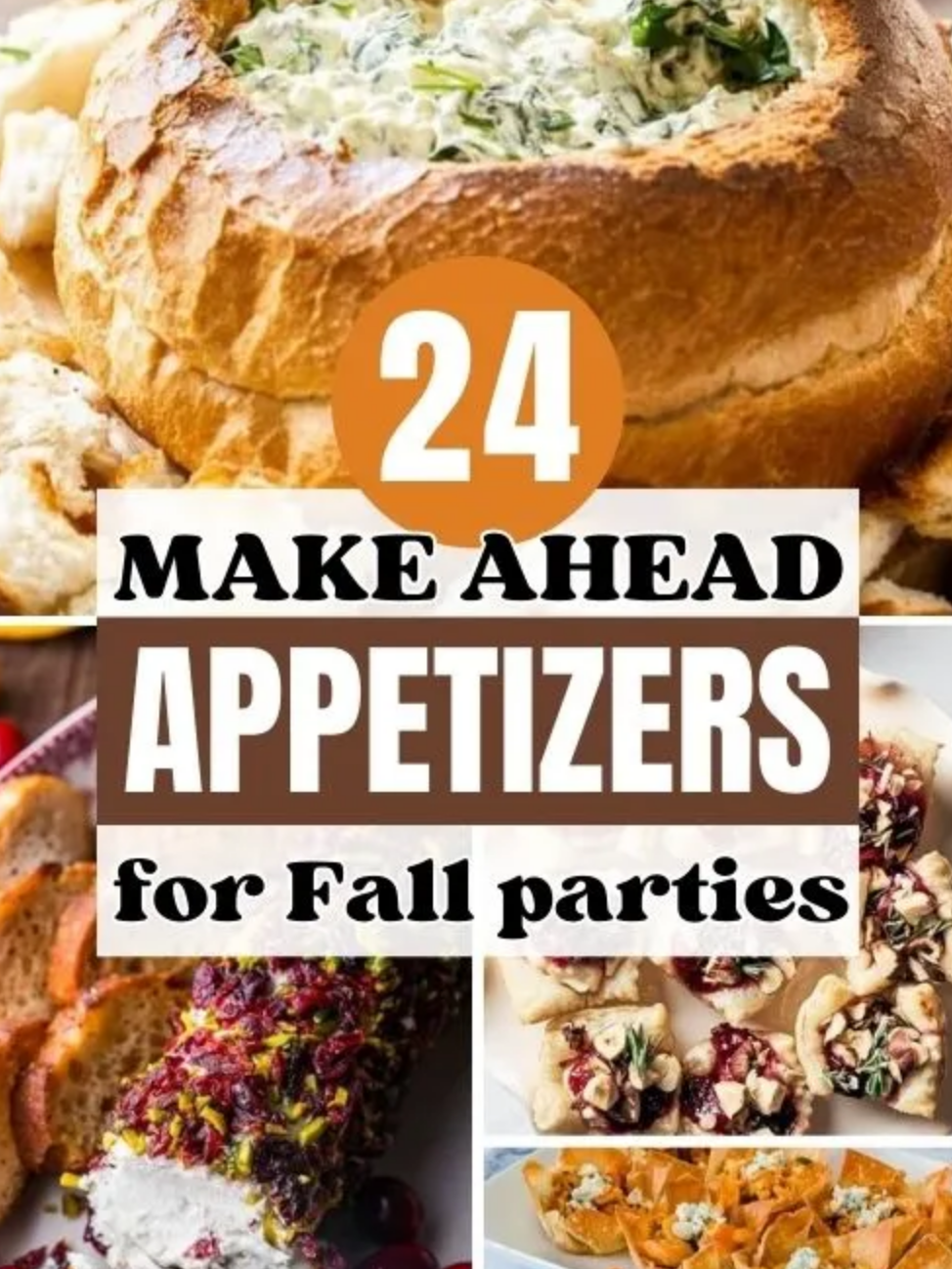 Make Ahead Apps for Holiday Parties