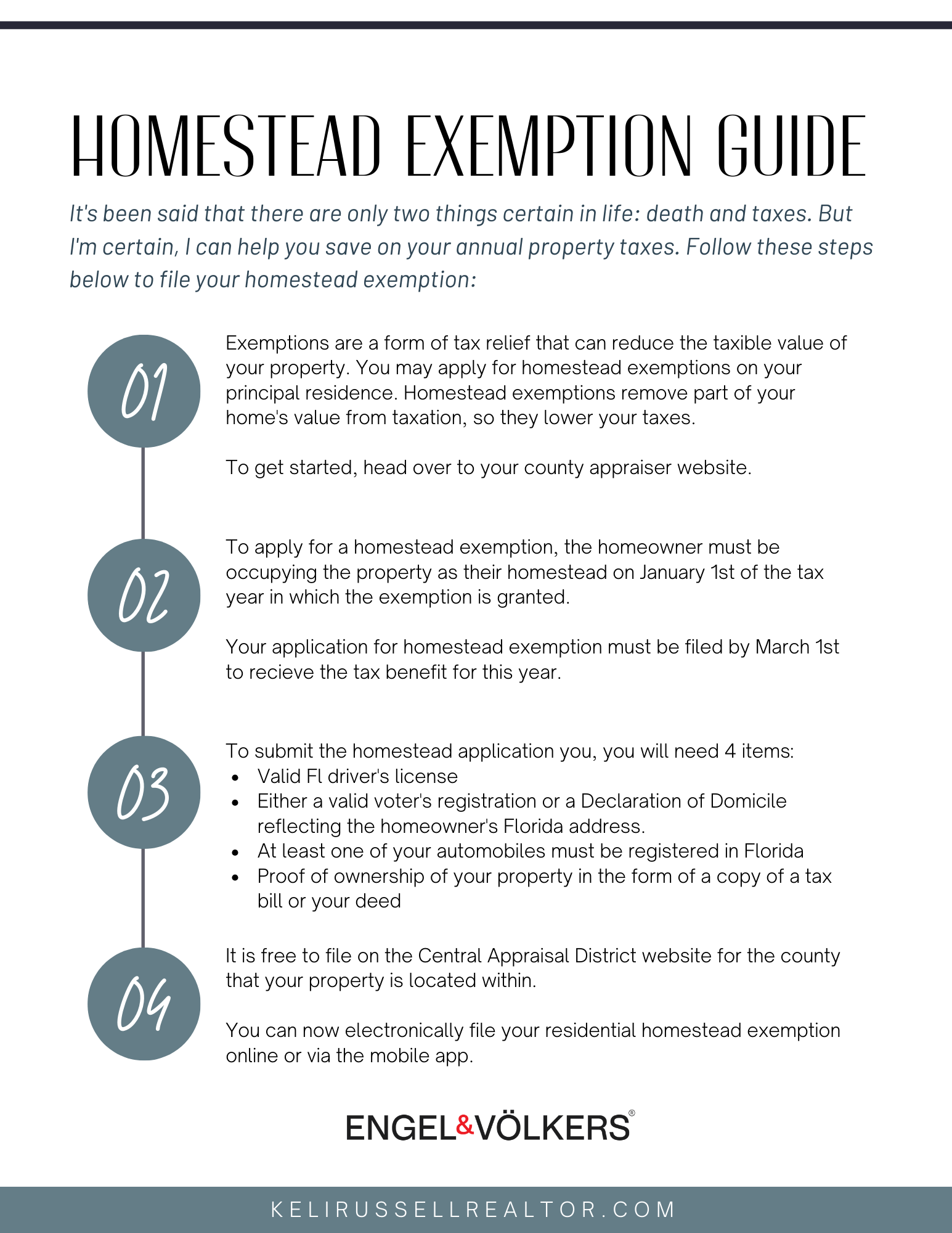 Homestead Exemption 2024