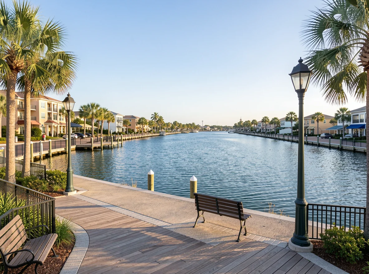 Waterfront scene in Westshore