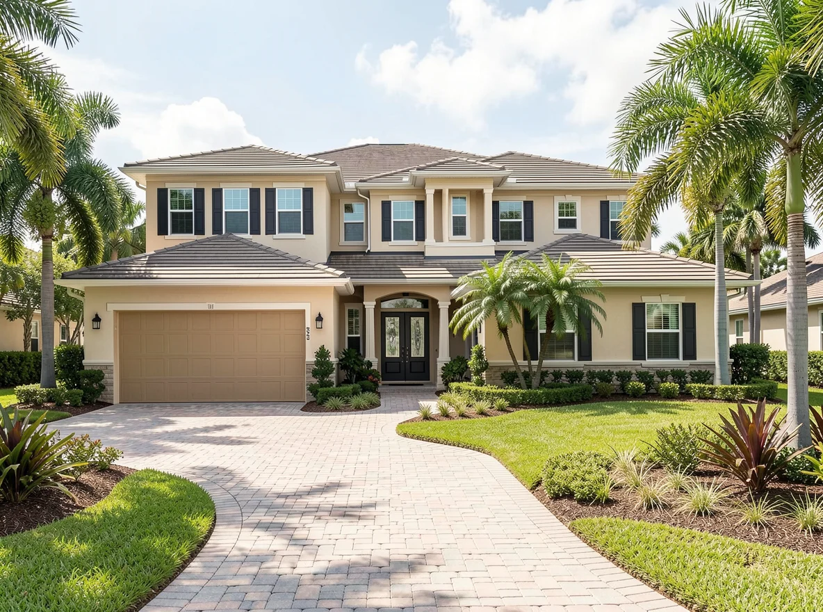 Family home exterior in Kissimmee