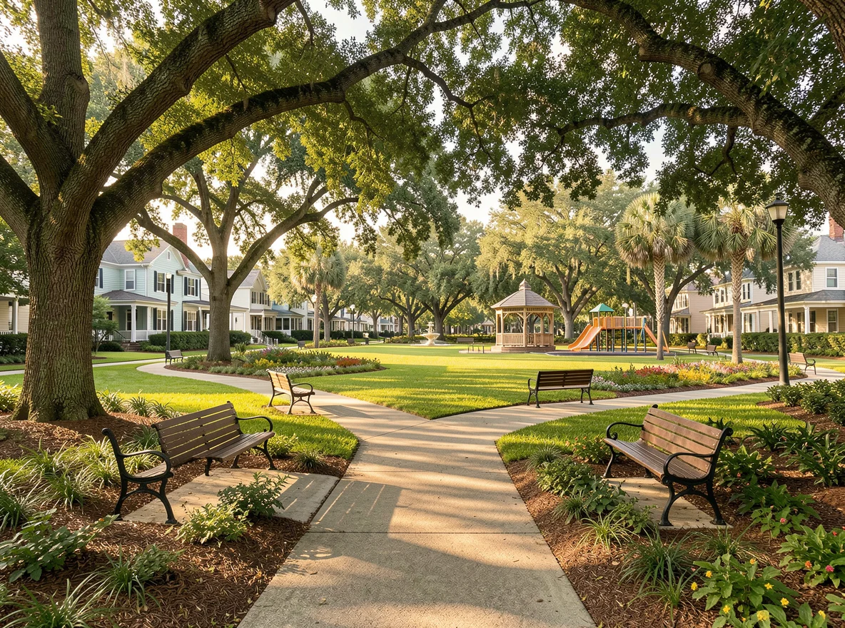 Neighborhood park in St. Petersburg
