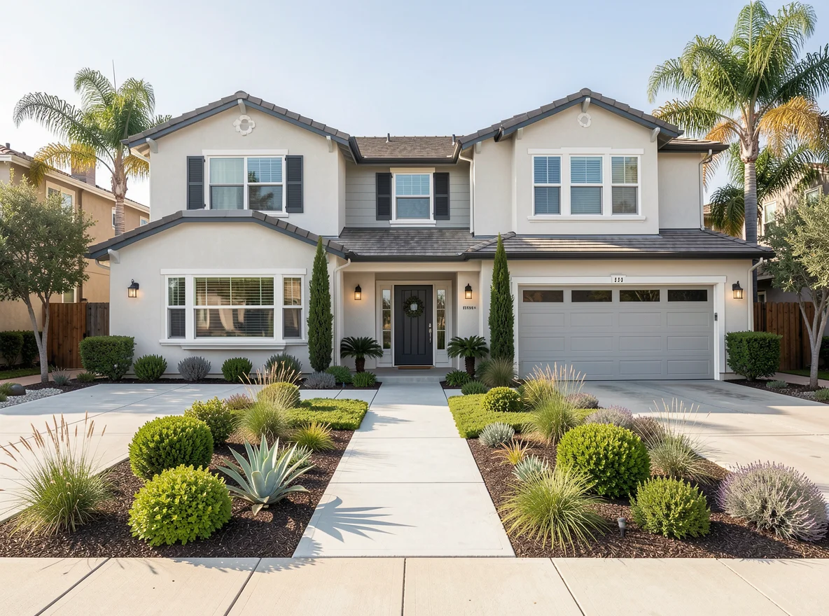 Updated Los Angeles home exterior with fresh curb appeal