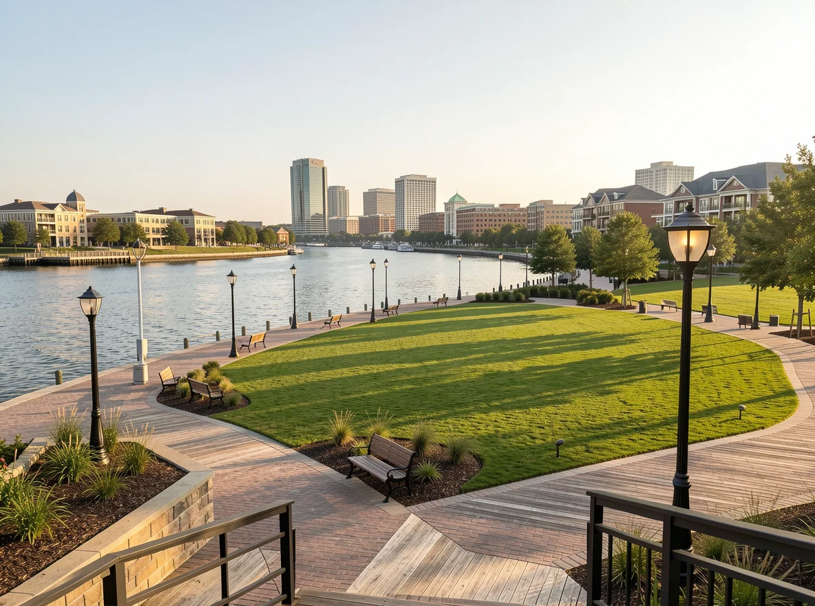 Baton Rouge riverfront recreation area