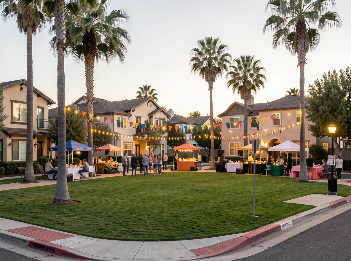 Community atmosphere in a desirable Los Angeles neighborhood
