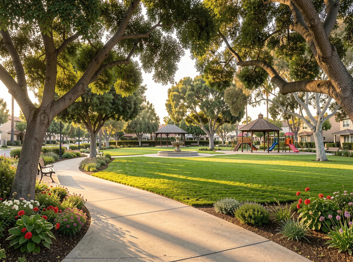 Neighborhood park in Los Angeles